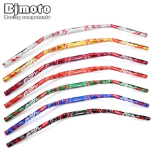 BJMOTO Универсальный 1 1/" 28 мм алюминиевый T6 мотоцикла руль, ручной стержень, для BMW Yamaha Сузуки Кавасаки Honda