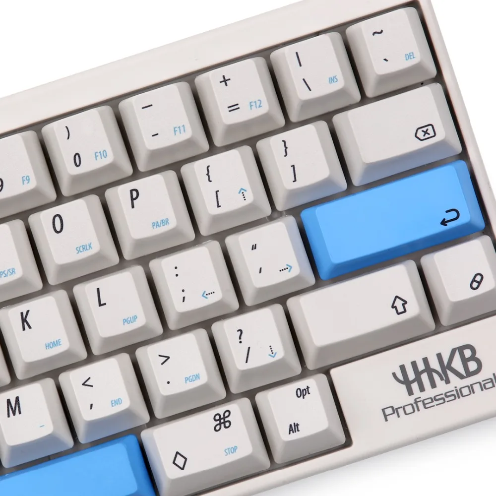 Электростатический емкостный молочный keycap PBT OEM краситель субкровать 60 клавиш в