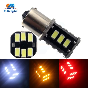 

2pcs 12V 5730 18 SMD 1156 BA15S 1157 BAY15D Led Bulbs Turn Signal Indicator Lamp Headlight White Blue Red Amber 540 Lumens