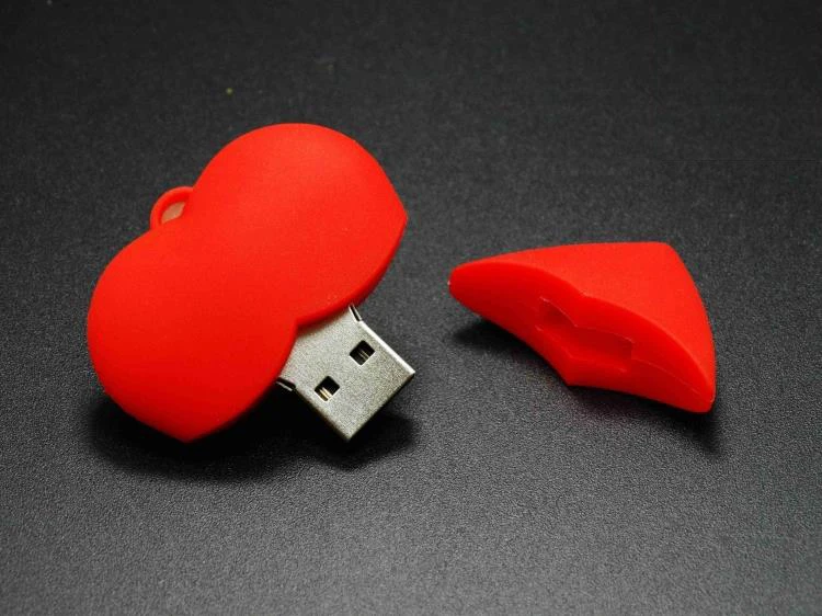 Garunk Red heart U disk Mega Fabrica Crystal love pendrive 4G 8G 16G 32G ручка накопитель ювелирное изделие usb