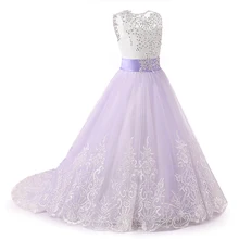 Flower Girl font b Dresses b font With Sash Holy First Communion font b Dresses b