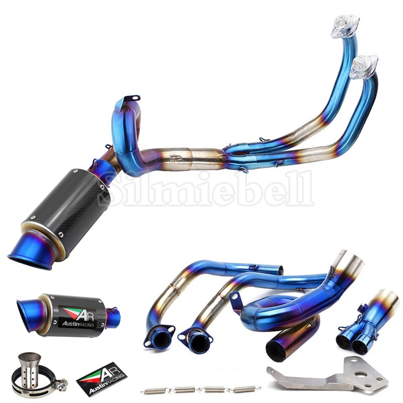 MT07 FZ07 мотоцикл без шнуровки полная система AR Austin Racing Escape мото глушитель выхлопной