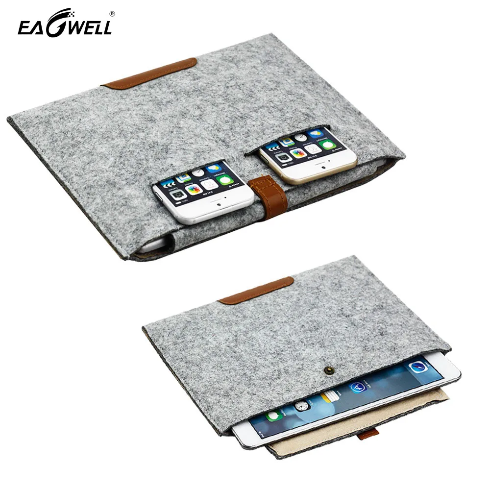 

Felt Tablet PC Sleeve Pouch Bag For Apple iPad Mini 1 2 3 4 Case Cover Capa Para HandBag for 7.9 inch Pad Tab Free Drop Shipping