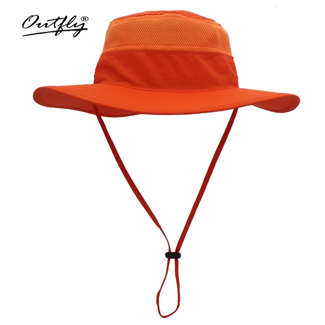 Summer Boonie Bucket Hats For Mens Fisherman Hats With Wide Brim Sun