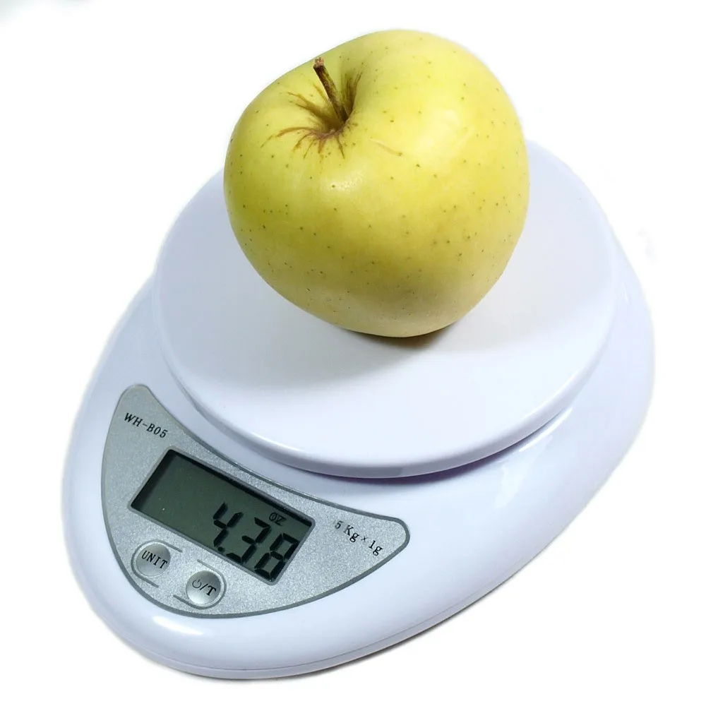 Новинка 5000 г/1 г 5 кг пищевая диета почтовые Кухонные цифровые весы Баланс измерительный вес ing WH-B05 Прямая