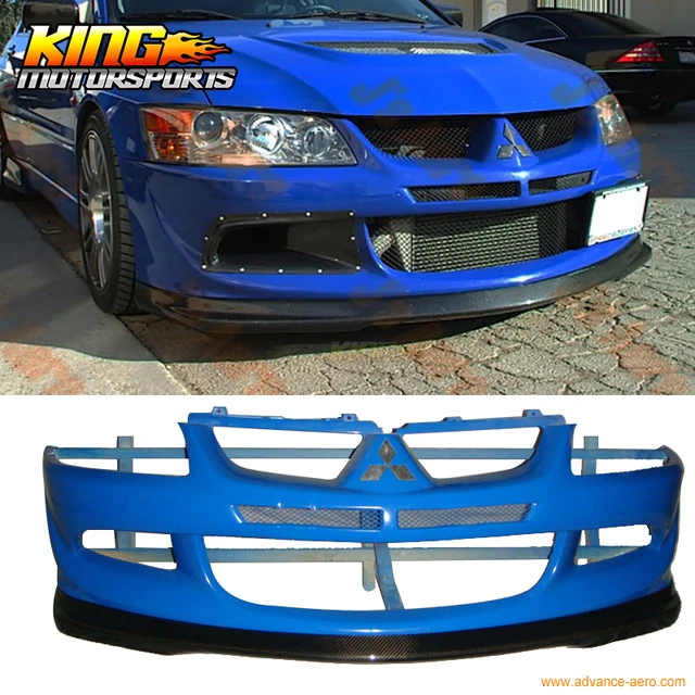 For 03 05 Mitsubishi EVO 8 VIII Evolution Front Bumper Lip Spoiler
