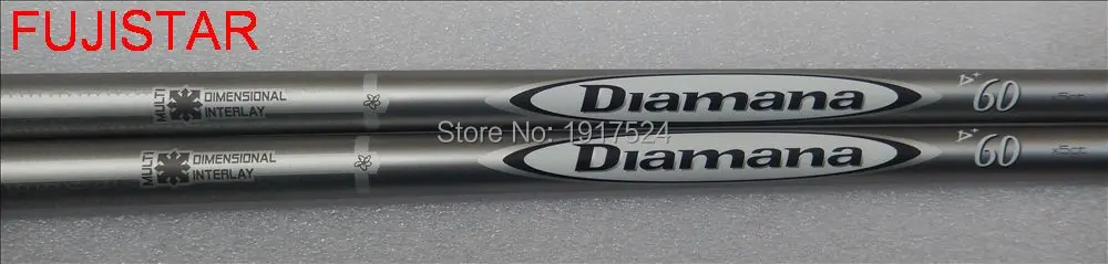 

MITSUBISHI RAYON Diamana D+60 x5ct graphite material golf driver shaft X flex 335 Tip size 46inch 65gms