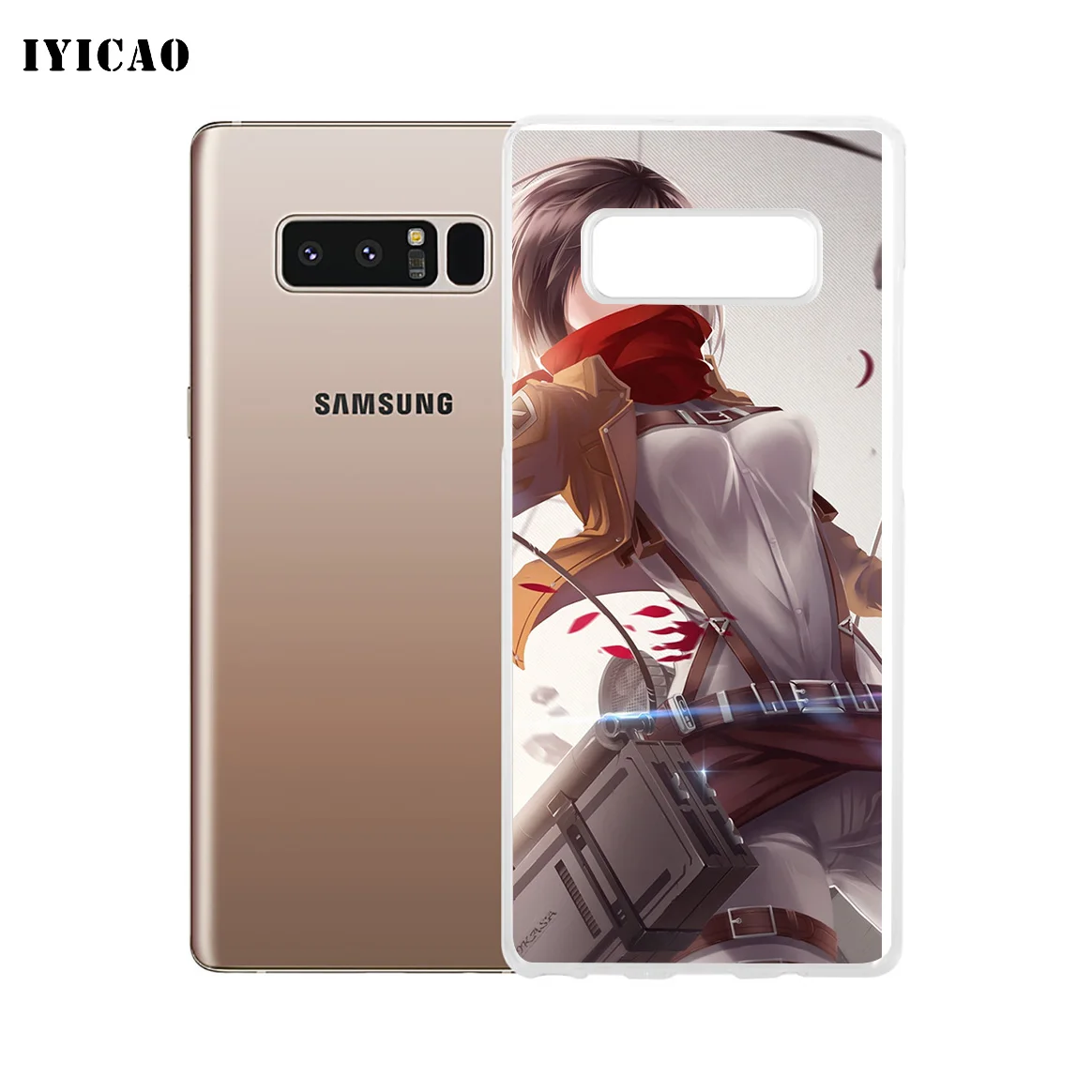 IYICAO Attack On Titan Mikasa Ackerman Мягкий силиконовый чехол для телефона Samsung A5 A6 Plus A7 A8 A9 J3 J5 J7