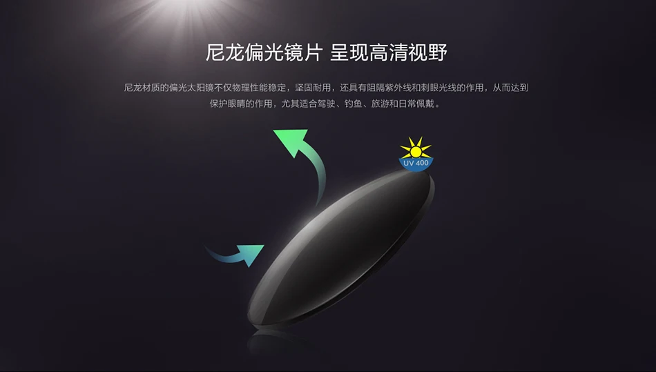 Original Xiaomi Mijia TS Nylon Polarized Sunglasses Ultra-thin Lightweight Designed for Outdoor Travel (17)