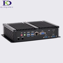 Windows 10 cheap fanless mini industrial pc with 4GB RAM mSATA SSD Intel i3 4010u CPU