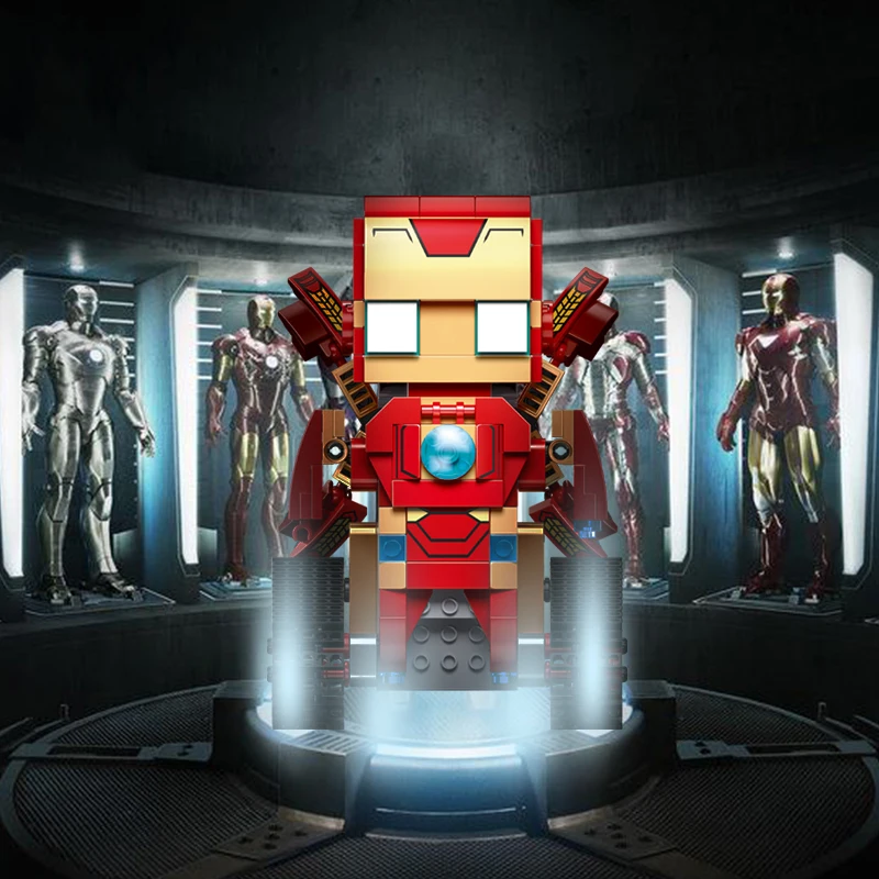 392pcs Technic Iron Man Tony Building Block Remote Control Smart Robot RC DIY car 4 stlys Gifts for Children Boys