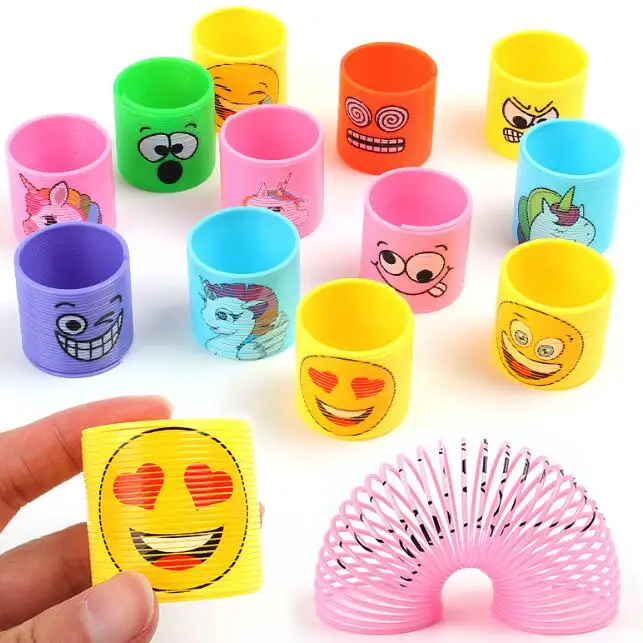 

120pcs Smiley Spring Rainbow Circle Creative Children's Educational Toys