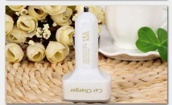 

Hot Sale 4 in 1 Car Charger Dual USB DC 5V 3.1A Adapter With Voltage/temperature/Current Meter Tester Digital LED Display