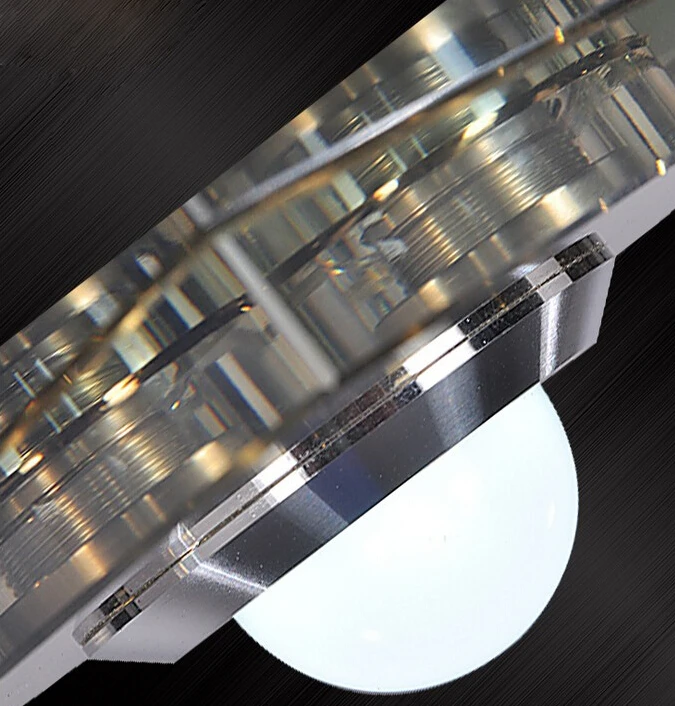 3 Вт современный потолочный светильник серебро + молочно белый акрил