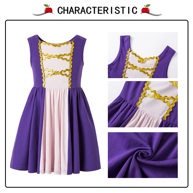 Girls Clothing snow white princess dress Clothing Kids Clothes,belle moana Minnie Mickey dress birthday dresses mermaid costume cute baby dresses