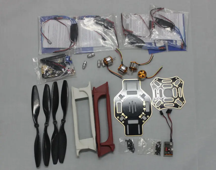 

F02192-I JMT RC 4 axle Multi heli UFO ARF / Kit : F450 + QQ Flight Controller Board + Motor + HOBBYWING ESC + FS