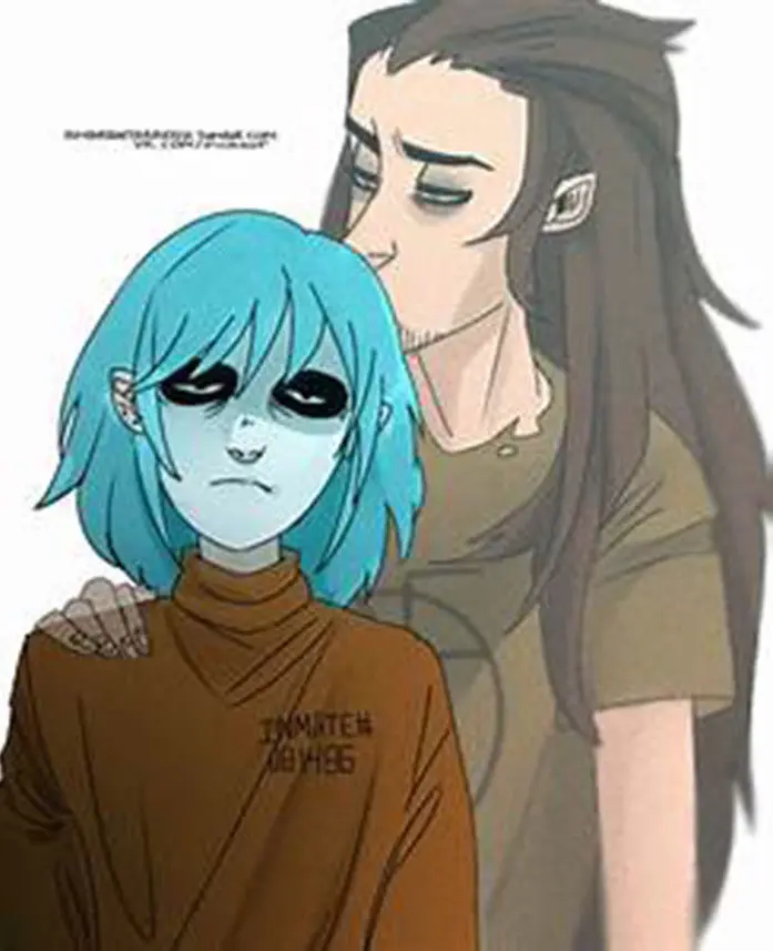 Sallyface Ларри 70 см длинные с отворотами коричневые смешанные Жаростойкие волосы косплей костюм парик+ трек+ парик шапка