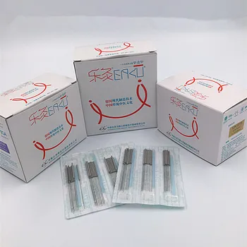 

3 boxes quality EACU disposable sterile acupuncture needles with tube 0.16/0.18/0.22/0.25/0.30mm