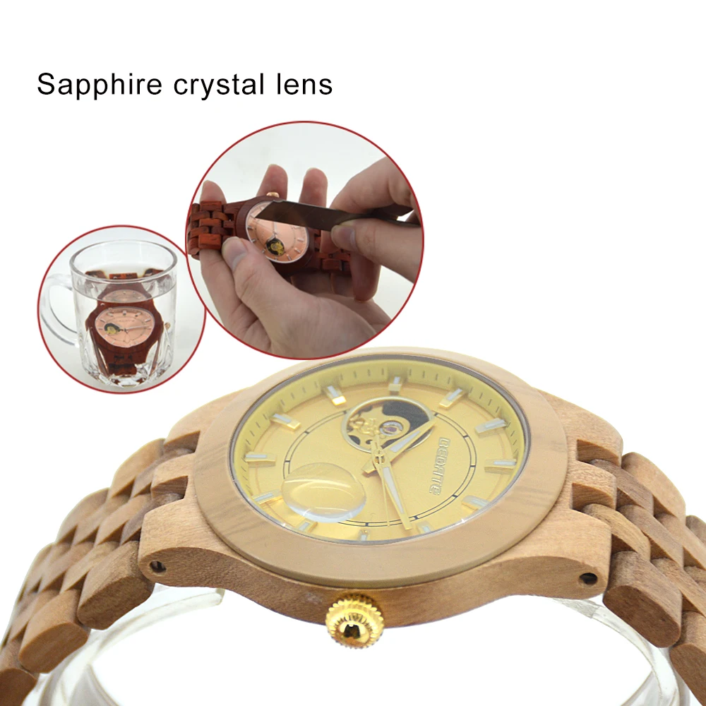 BEWELL WOODEN WATCH