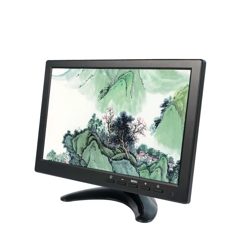 

10.1 Inch TFT LCD Car Monitor 2 Video Input Video Display HDMI AV BNC Input Security Monitor Screen with Remote Control SH10198