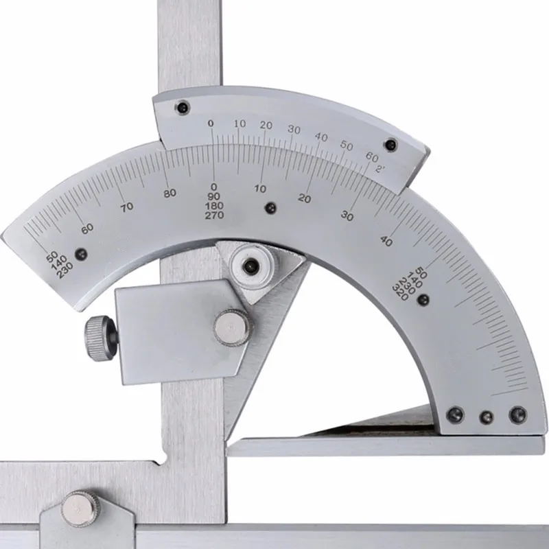 Универсальный конический транспортир 0-320x2 'градусов угол калибровочного инструмента внутренний и внешний угол точность измерения Finder