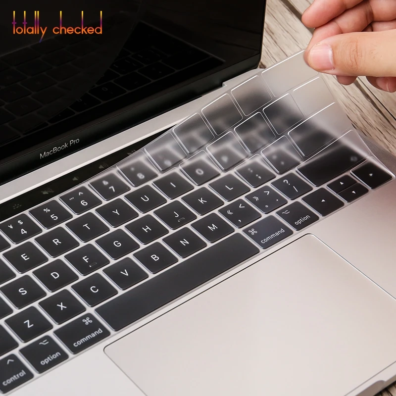 A1707 A1990 2016/2017/2018 для Macbook Pro 13 3 A1706 A1989 и 15 4 дюймов Tpu чехол клавиатуры защитные
