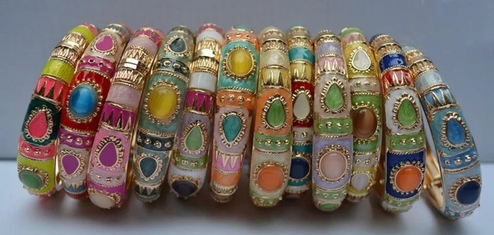 Wholesale10 Pc Очаровательная Китайский Handmadecloisonne эмали, бисера браслет AA1013 скидка 30