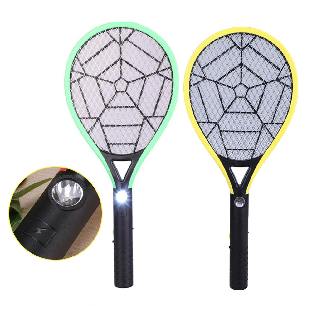 Rechargeable Electric Electric Fly Swatter 3 Layers Anti Mosquito