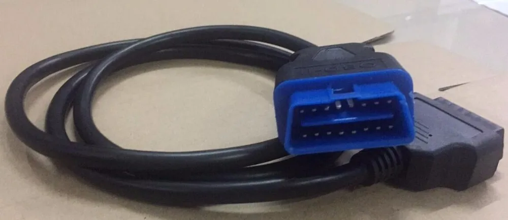 16pin obd2 разъем 16 pin Удлинительный кабель 1 2 м OBDII автоматический диагностического