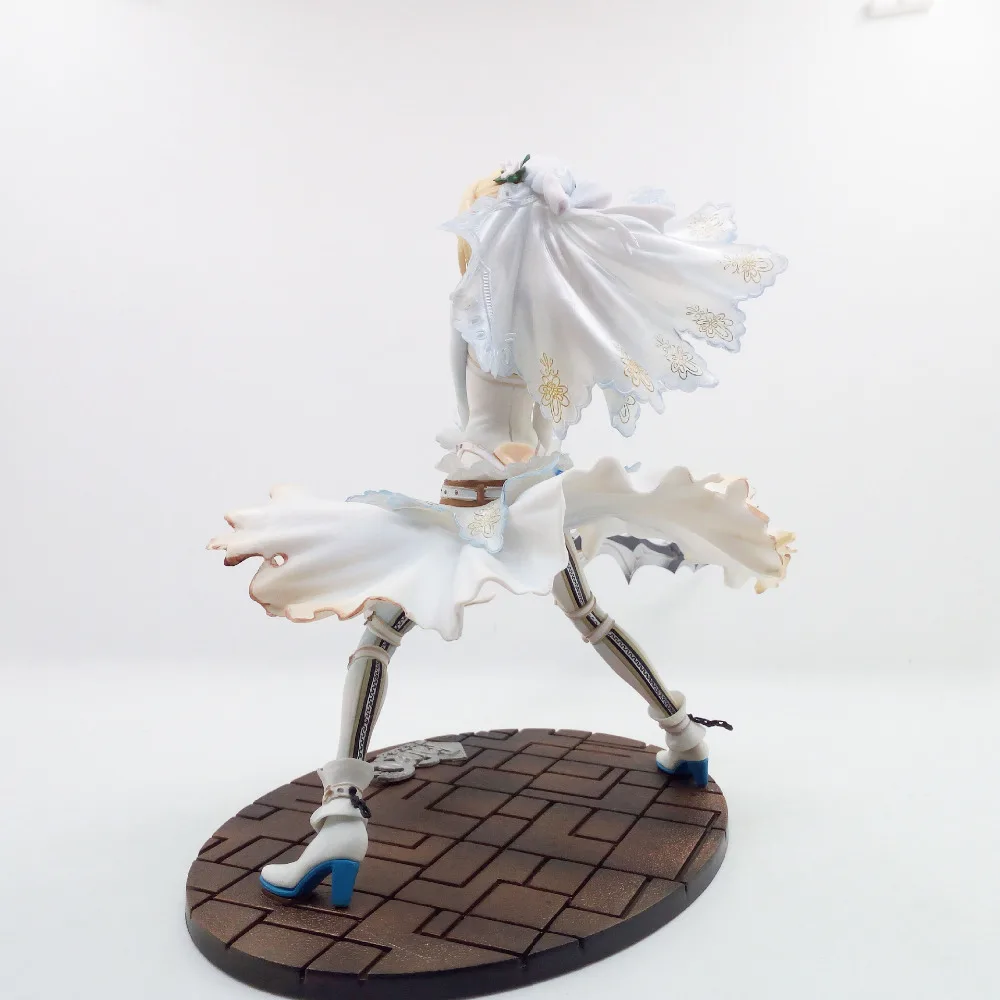Аниме Рисунок 22 см Fate Stay Night CCC свадебное платье Ver. Saber Невеста ПВХ фигурка