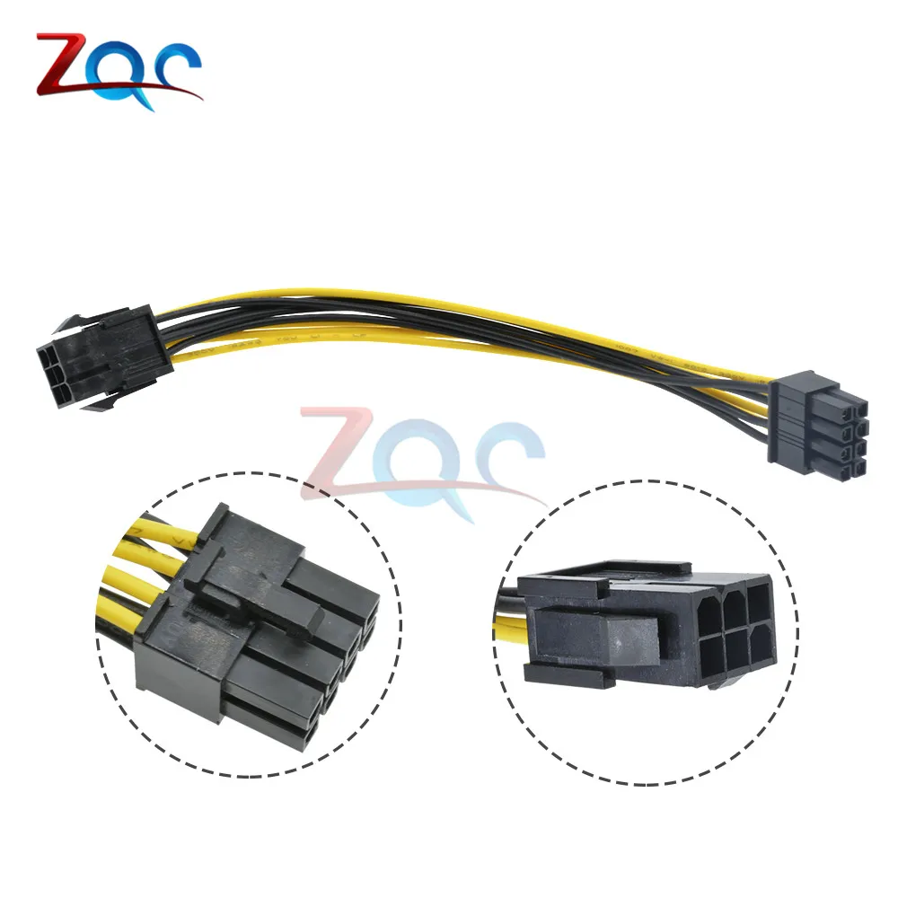 6 Pin Feamle к 8 Male PCI Express кабель преобразователя питания цп видеокарта PCIE