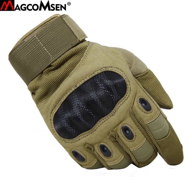 

MAGCOMSEN Tactical Gloves Man New Full Finger SWAT Combat Military Gloves Militar Carbon Shell Anti-skid Gloves AG-YWHX-017