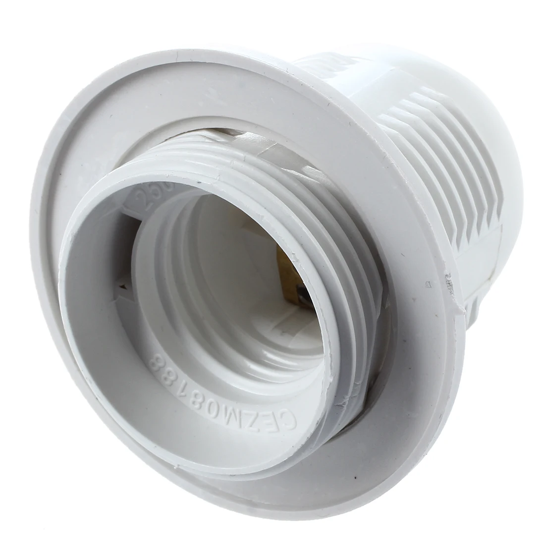 E27 AC 250V 2A White Plastic Surface Light Bulb Socket Holderin