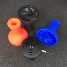 1 шт. силиконовая чаша и 1 шт. держатель угля большой силиконовый контейнер для сигарет, кальян, табак, большой уголь, можно использовать