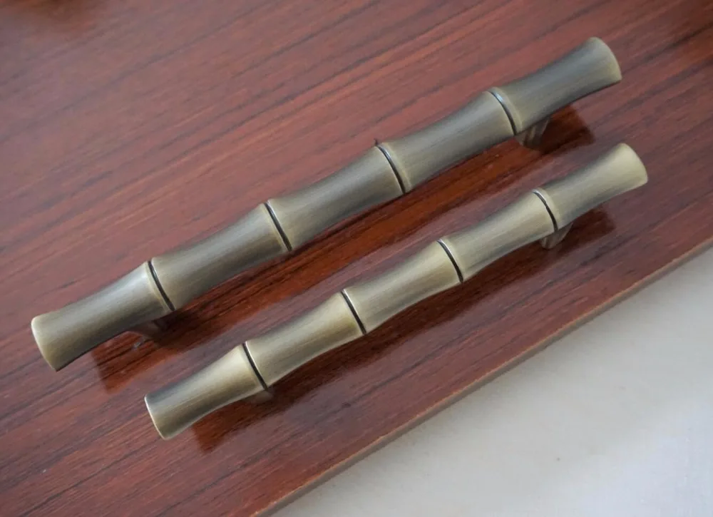 3 75 5 Dresser Handles Bamboo Drawer Pull Handles Kitchen