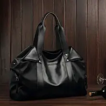 Анти-складки и водонепроницаемый мужской бизнес портфель большой емкости нейлон с кожаными тотализаторами повседневные сумки и сумки через плечо(XW6008