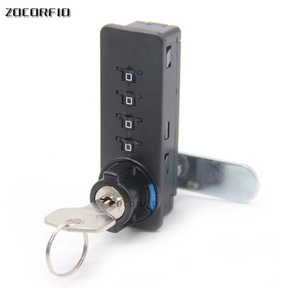 DIY 4 digits Combination Cam Lock Black Convenient Password