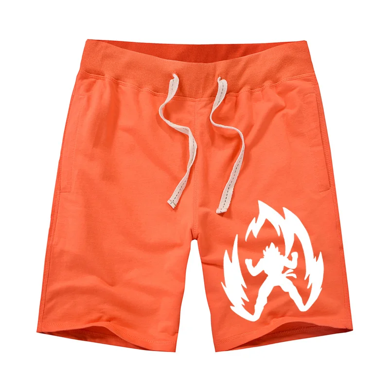 Amy Coulee Dragon Ball мужские короткие с принтом супер сайян повседневные аниме Британский стиль свободные хлопковые короткие с карманом