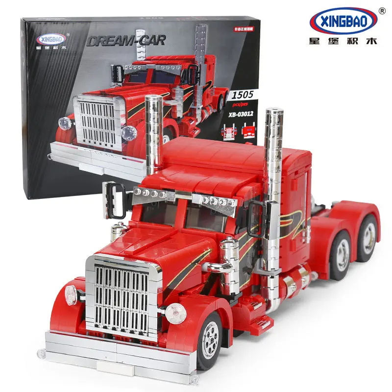 

XingBao 03012 1505Pcs Genuine Technic MOC Series The Red Monster Set Children Educational Building Blocks Bricks Toys Gift