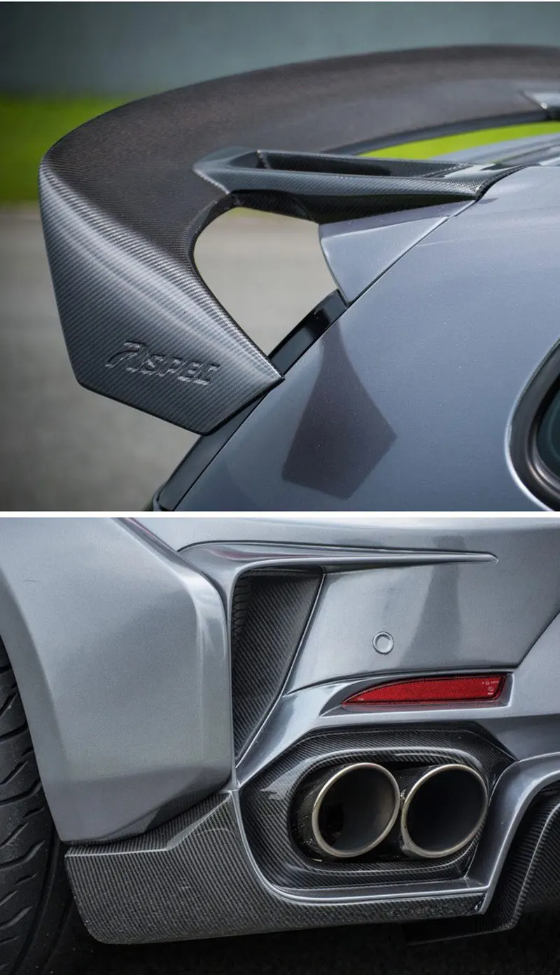 Real Carbon Fiber AS Style Rear Spoiler Trunk Wing 1pair For Volkswagen Scirocco 2009-2013 20