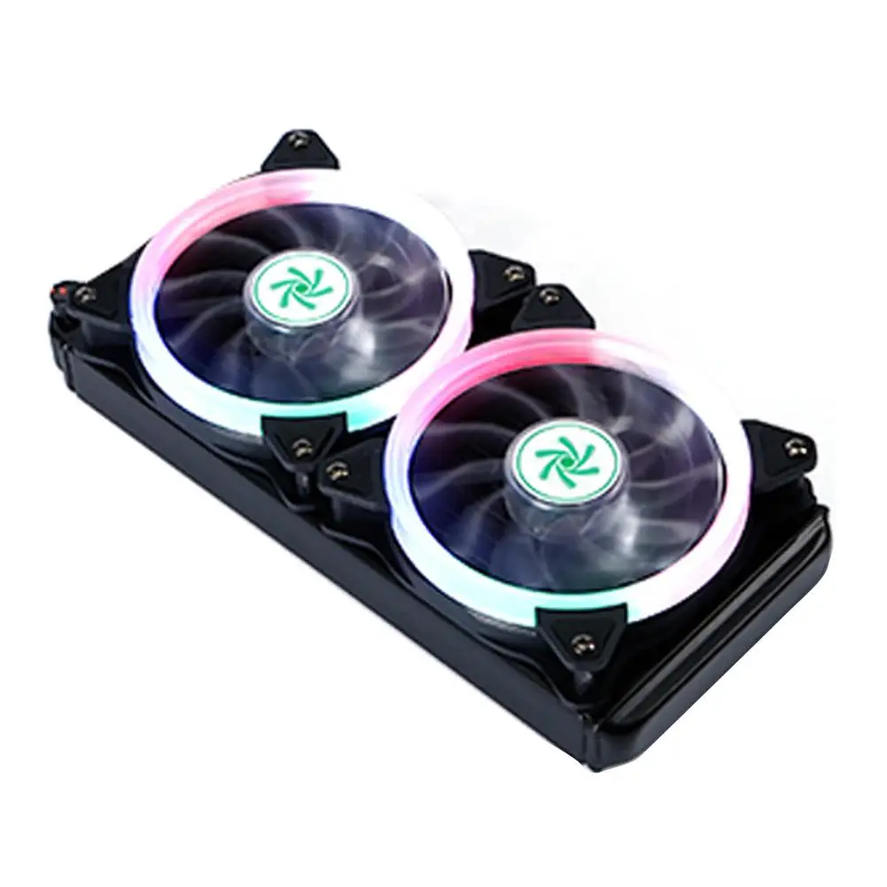 

LED Light CPU Water Cooling Fan Cooler PC Computer Desktop Heatsink Radiator