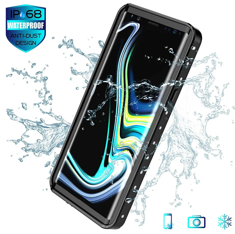 Водонепроницаемый чехол для Samsung Galaxy S10 S8 S9 Plus противоударный Прозрачный Note 8 9 S10E