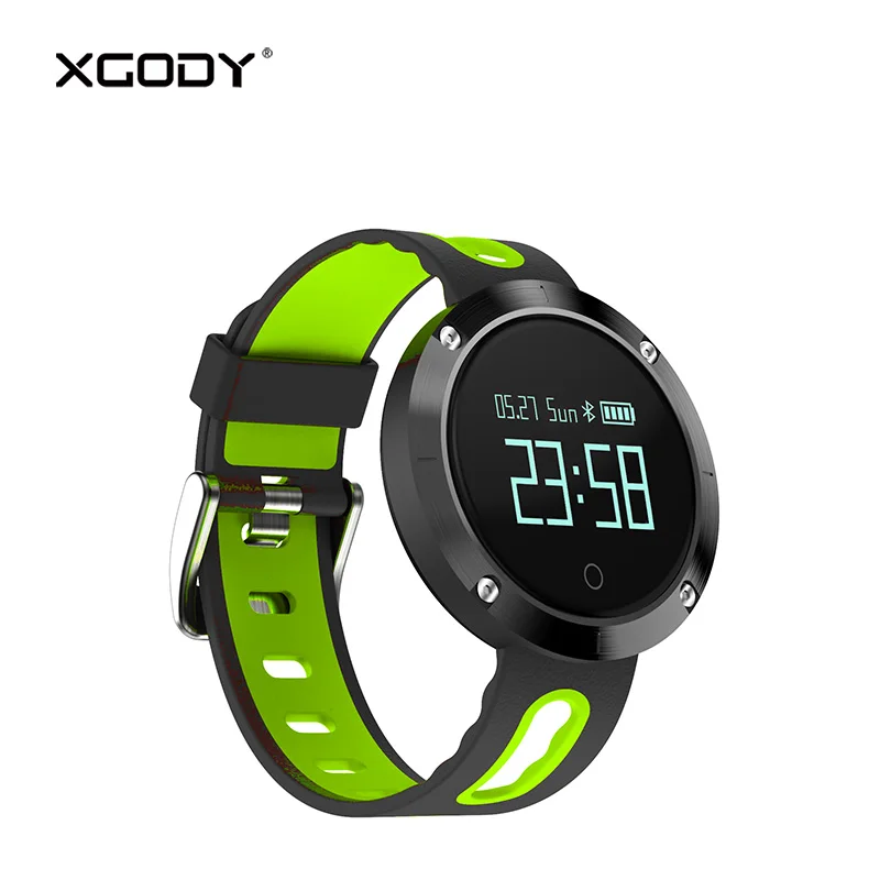 

XGODY DM58 Waterproof Smart Watch Men iOS Android Connectivity Pedometer Heart Rate Monitor Montre Connecte iPhone Smartwatch