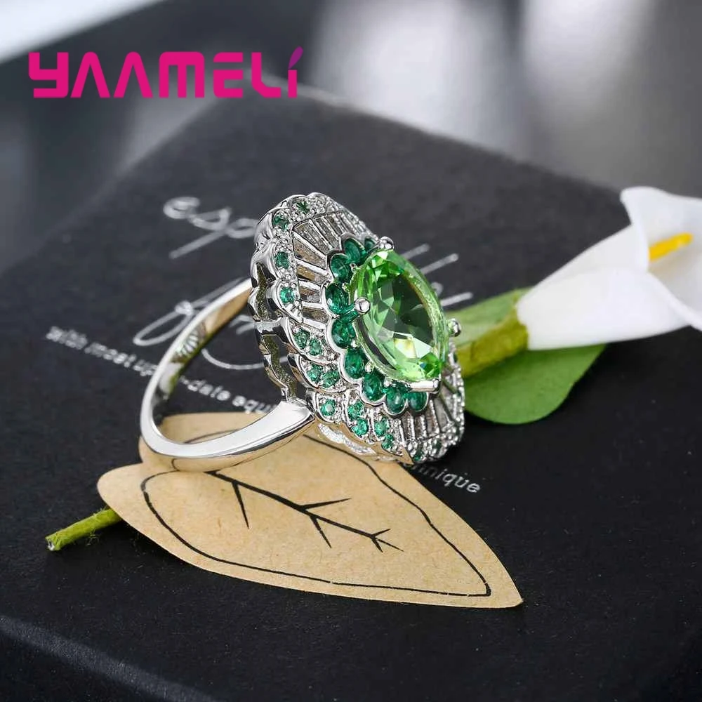 Женское кольцо из серебра 925 пробы с фианитом|925 sterling silver ring|sterling ringsbrand rings for women |