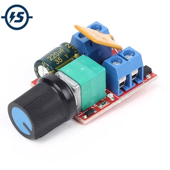 

Mini DC-DC 5-30V 5A 90W Motor PWM Speed Controller Module Control Switch 10Khz LED Dimmer Adjustable Board Switch