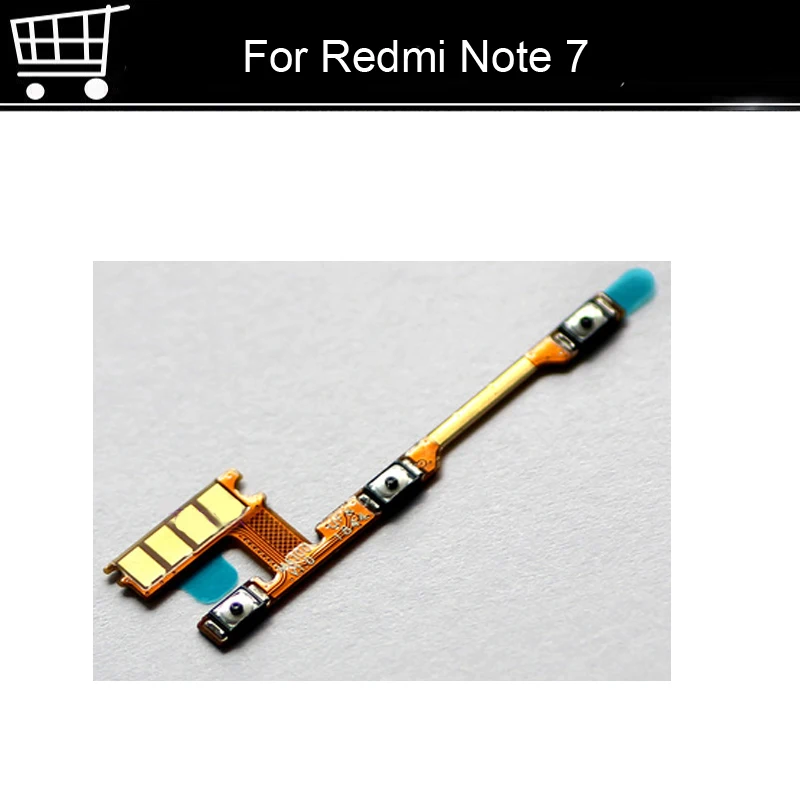 Оригинальная Боковая кнопка для Xiaomi Redmi Note 7 Кнопка регулировки громкости гибкий