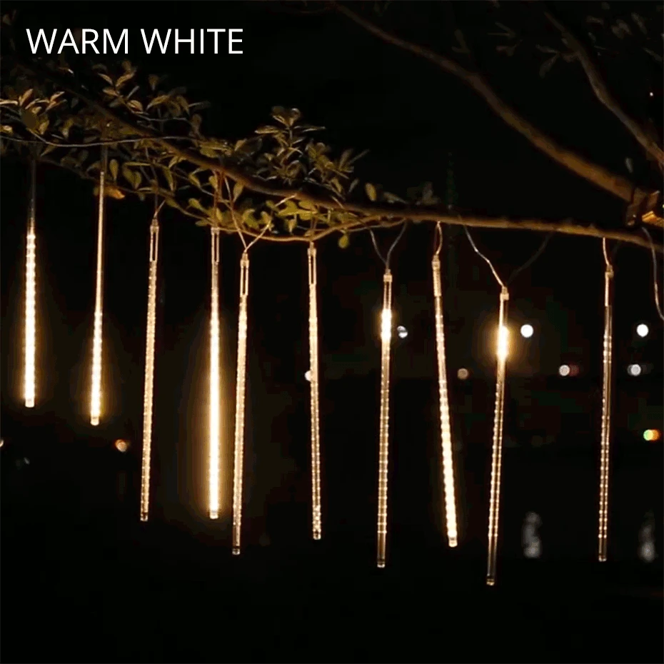 Valentine Waterproof 50cm 8 Tube Holiday Meteor Shower Rain LED String Lights For Indoor Outdoor Garden Wedding Party Decor Tree Valentine Waterproof 50cm 8 Tube Holiday Meteor Shower Rain LED String Lights For Indoor Outdoor Garden Wedding Party Decor Tree