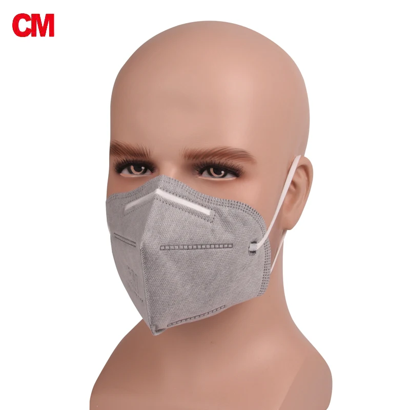 

5pcs/lot Dust Mask Anti-particles Activated Carbon Mask Anti-PM 2.5 Masks Working Respirator Safety Anti-sticking Masks 6005-205