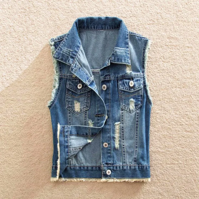 blazer jeans sem manga