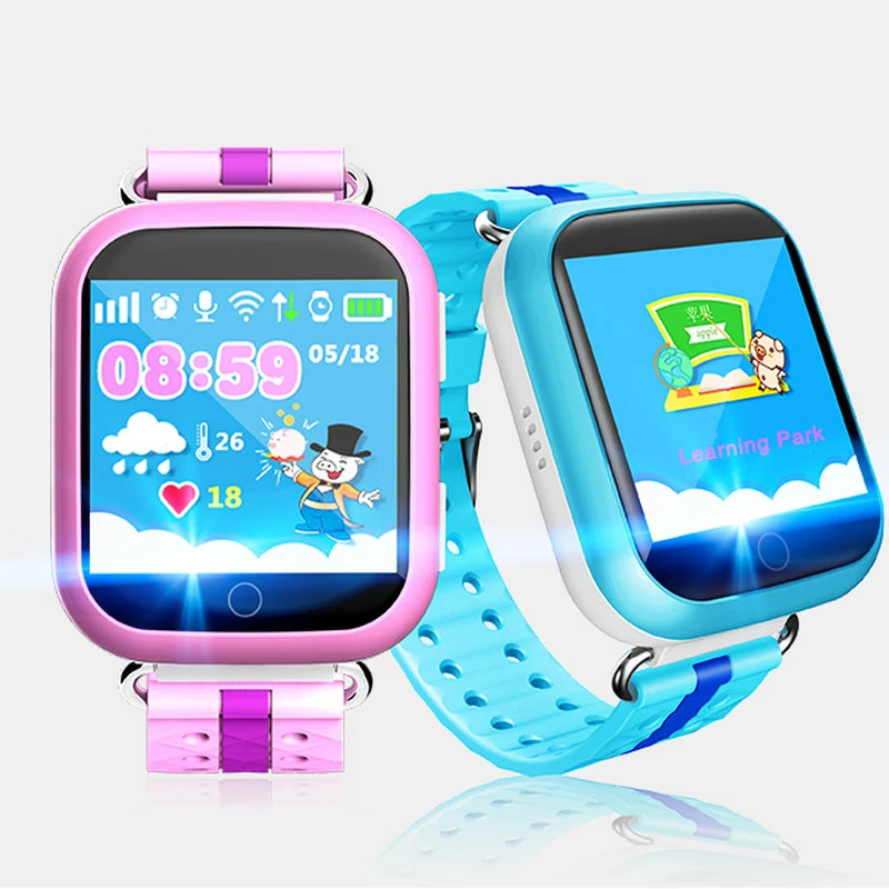 Sograce Q100 gps Смарт часы для умные ребенка телефонный звонок Relogio 2G цифровой SOS